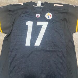 Reebok Black and Yellow Men's Jersey